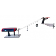 SKI LIFT LUXE BLACK/RED, G Scale, Battery Operated, Adapter JC-50080US Ready